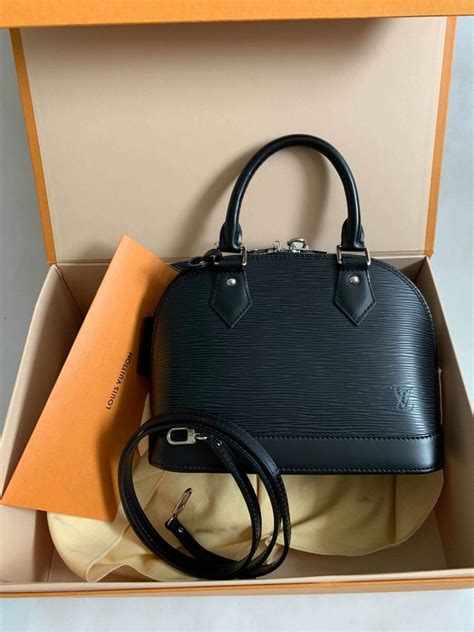 louis vuitton alma pm epi leather review|Louis Vuitton Alma pm black.